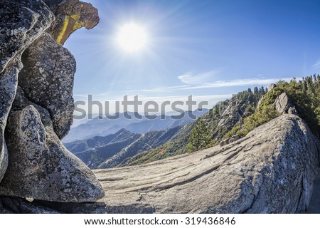 Similar – Image, Stock Photo moro rock sequoia national park