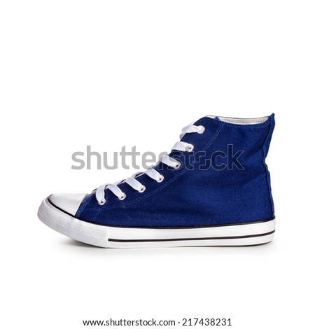 Sport shoe isolated on white background. Single object with clipping path