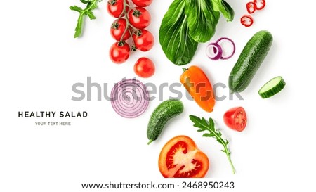 Similar – Image, Stock Photo cucumbers Food Vegetable