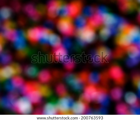 abstract colored spots defocusing