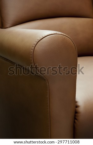 leather furniture detail