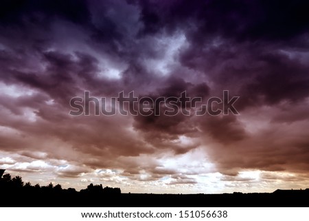 Stormy landscape