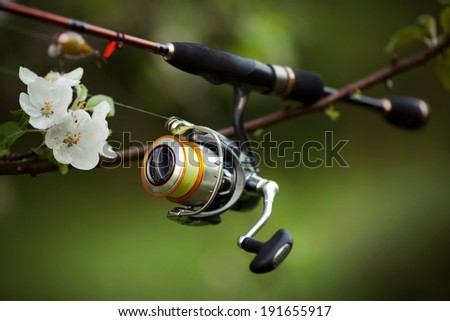 Spring fishing reel