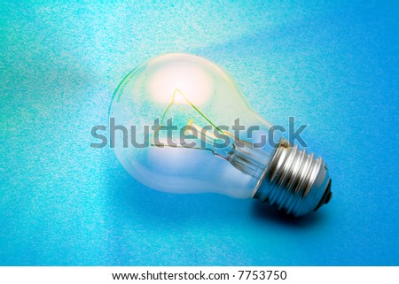 shining light bulb