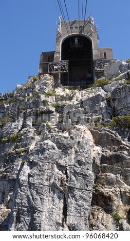 Table Mountain cable-way, Cape Town, South Africa
