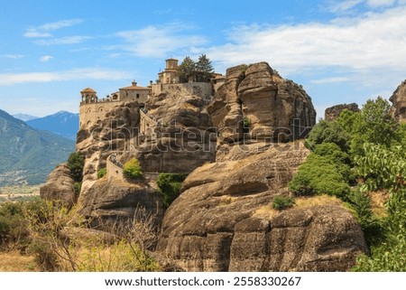 Similar – Foto Bild Kloster in Meteora, fotografiert durch ein Autofenster