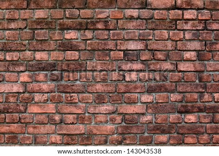 Red vintage brick wall/Brick Wall
