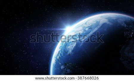 high resolution planet earth view the world globe from space in a