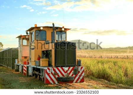 Similar – Image, Stock Photo Railway to the sugar loaf