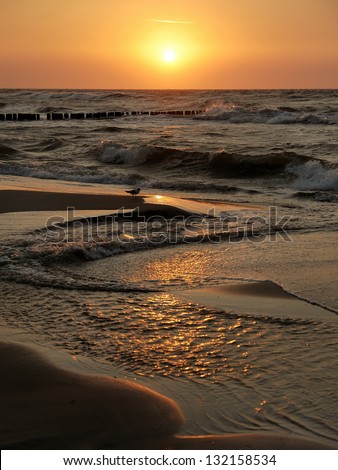 sunset and sea Zdjęcia stock © 