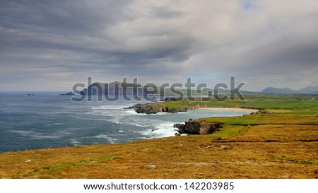 Slea Head,Dingle peninsula,Kerry,Ireland, panorama