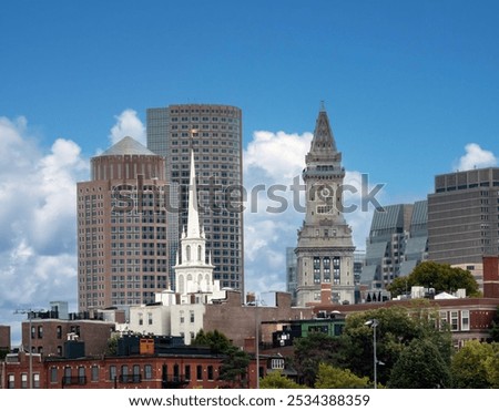 Similar – Image, Stock Photo Boston Architecture Church