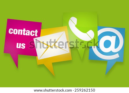 Contact Us icons
