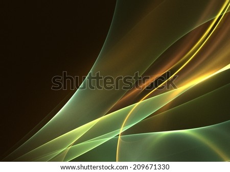 Interesting, with silky texture, abstract background - graphically, in chocolate emerald palette