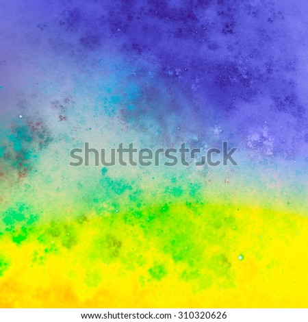 Bright abstract background. Stylized of spray paint on canvas. Heterogeneous texture