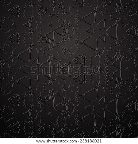black pattern on a black background