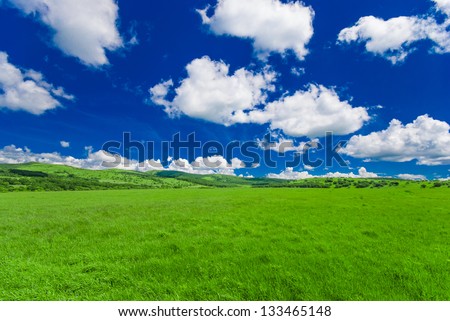 Plane of grass plot in Kirigamine