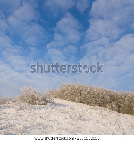 Similar – Image, Stock Photo Mountain ridge under blue cloudy sky