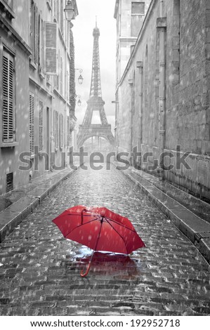 Similar – Foto Bild Paris im Regen Stadt