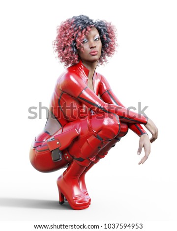 https://image.shutterstock.com/display_pic_with_logo/1424446/1037594953/stock-photo--d-beautiful-tall-woman-in-leather-red-bodysuit-latex-tight-fitting-suit-gun-in-holster-girl-1037594953.jpg