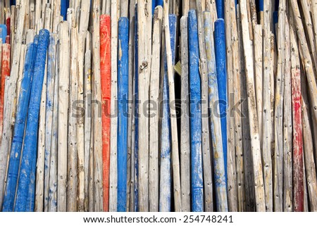 Wooden rod, wooden pole. Was seen in the Austrian Alps.