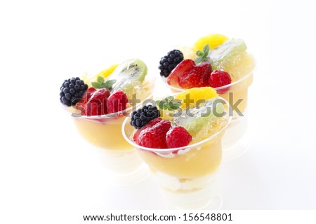 Fruit jelly made with fresh fruit