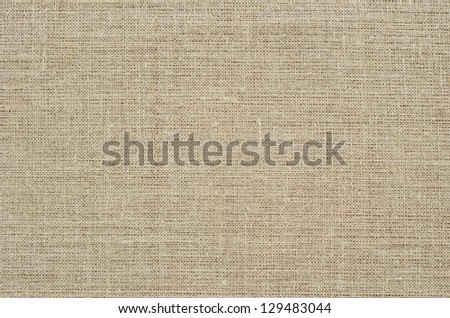 Background of gray linen fabric with a plain weave