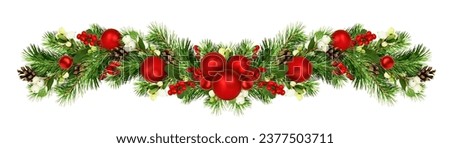 Similar – Image, Stock Photo Christmas tree in wave form