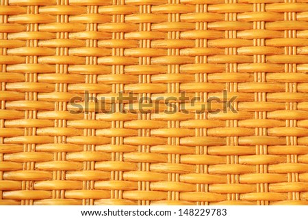 wooden woven texture, closeup of photo