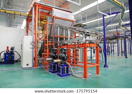 TANGSHAN - DECEMBER 22: The Solar energy production equipment, in a manufacturing enterprise on december 22, 2013, tangshan, china.