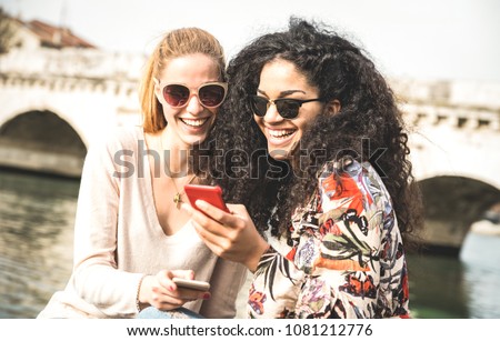 Similar – Image, Stock Photo Best friends in London