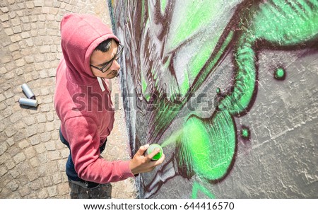 Similar – Image, Stock Photo Graffiti Berlin