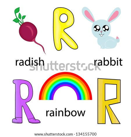 Stock Images similar to ID 134155679 - cartoon alphabet for children ...