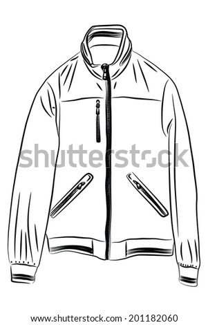Leather Jacket clip art Free Vector / 4Vector