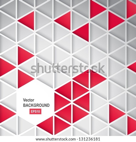 Abstract triangle background. Vector illustration, contains transparencies, gradients and effects.