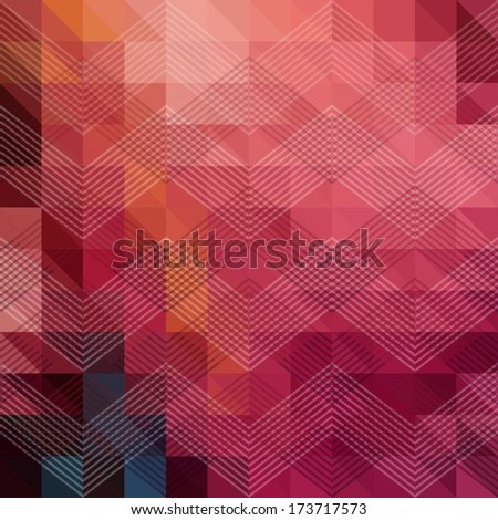 Color magic pattern of geometric shapes. Abstract geometric background with polygons. Vector illustration for business presentation
