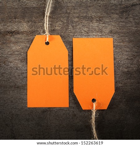 orange label