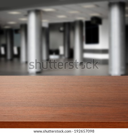 top of wood and interior in office