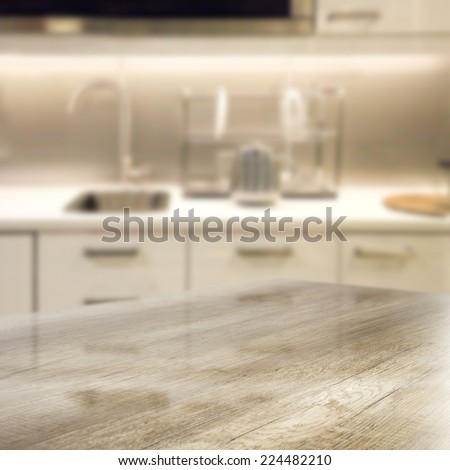 kitchen top and interior