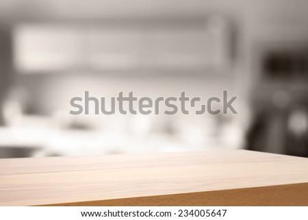 texture of fuzzy kitchen furniture and wooden desk