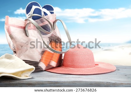 pink hat and pink bag