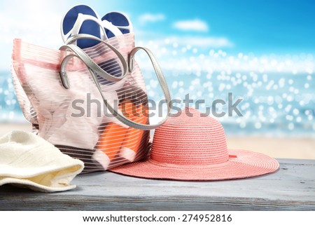 pink bag and pink hat