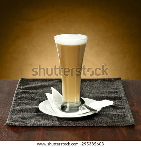 glass of coffee and milk