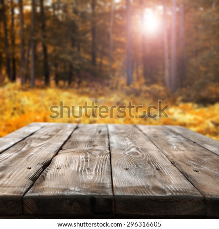 old table space for you and yellow sun