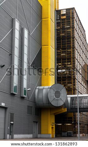 Industrial building Exterior closeup photo