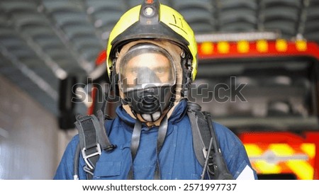 Similar – Image, Stock Photo Firetruck equipment, close up