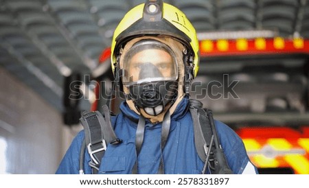 Similar – Image, Stock Photo Firetruck equipment, close up