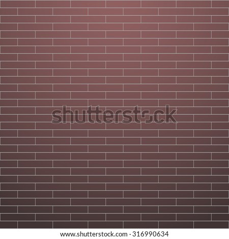 Graphic brick wall