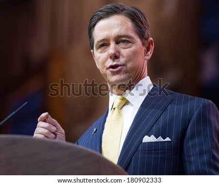 NATIONAL HARBOR, MD - MARCH 7, 2014: Conservative political activist Ralph Reed speaks at the Conservative Political Action Conference (CPAC).