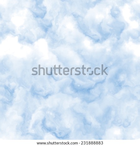 Seamless sky clouds texture, abstract air background
